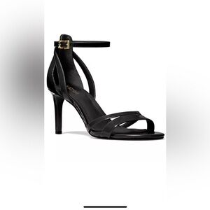 Michael Kors Black Strappy Stiletto Heels